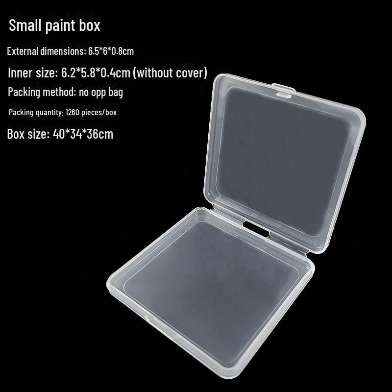 Прозрачный пластиковый ящик для хранения и демонстрации оборудования