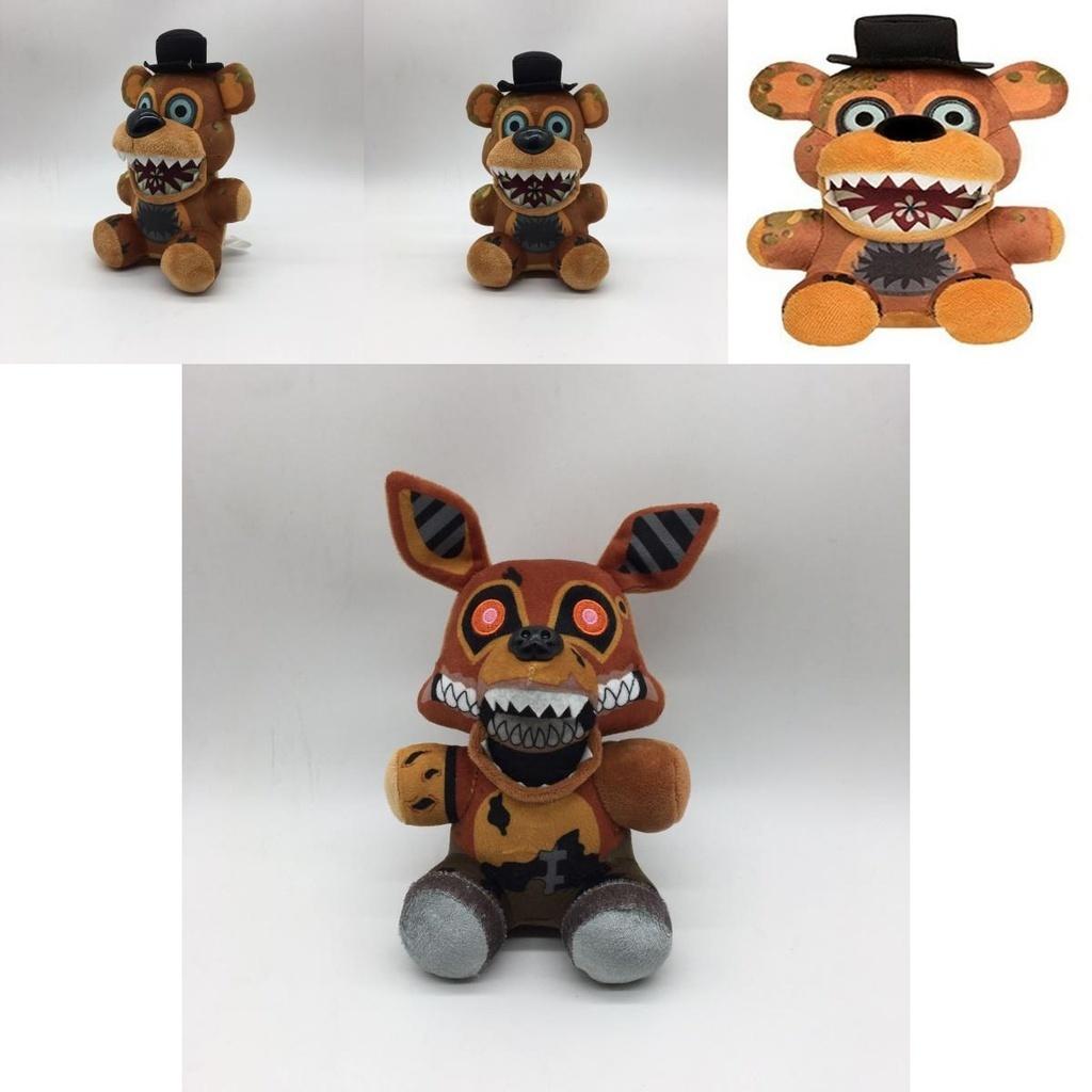 Плюшевая игрушка Пять ночей с Фредди Мягкая набивная игрушка Чика Бонни Фокси Детский подарок 18 см