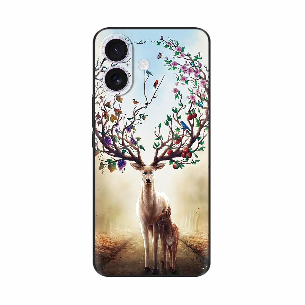 Для iPhone 17 iPhone17 Pro Max Роскошный Расписной Чехол-Бампер Для iPhone 17 Pro Max 17Pro 17Air 17ProMax Мягкий Силиконовый ТПУ Чехол