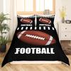 Rugby Pattern Duvet Cover Soft Breathable Bedding Set Suitable For Bedroom, Room And Dormitory Decoration