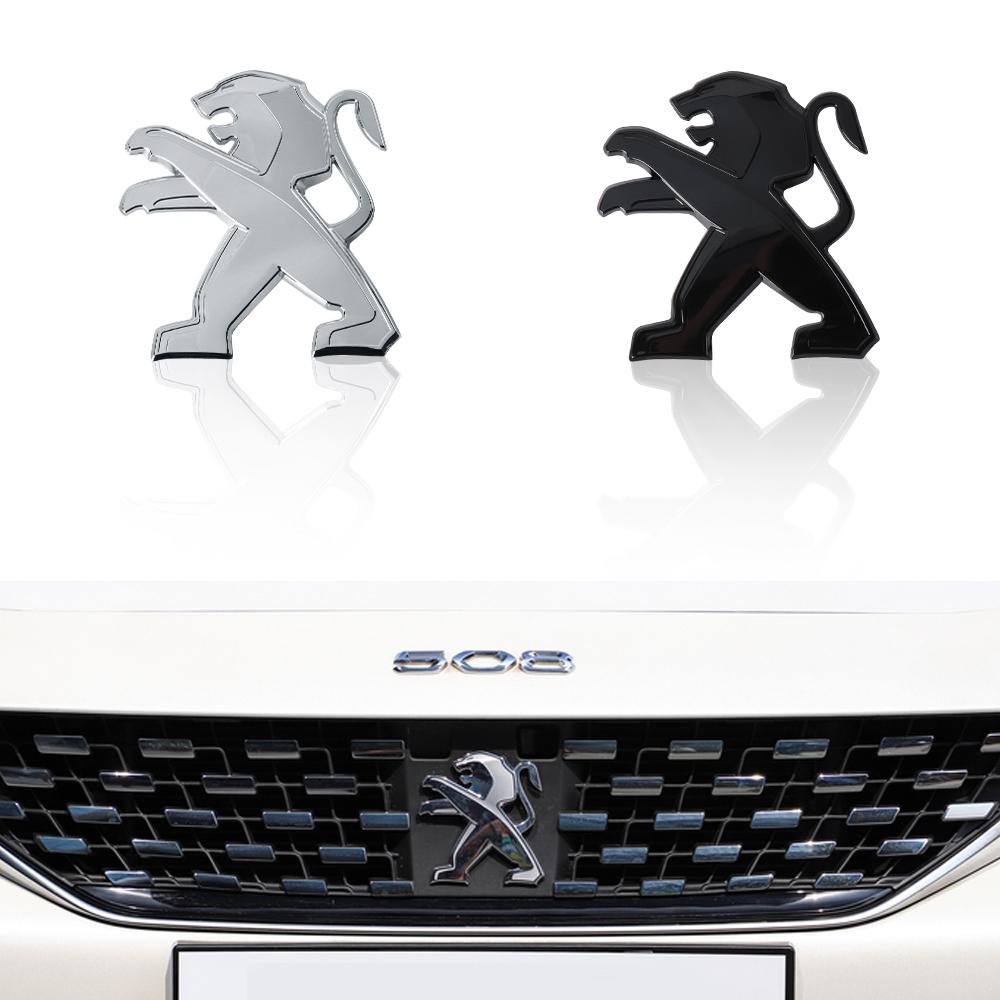 For Peugeot 408 4008 308 3008 Rifter 5008 508 2008 208 301 RCZ Car Hood Front Bonnet Grill Rear Trunk Logo Badge Sticker Decal