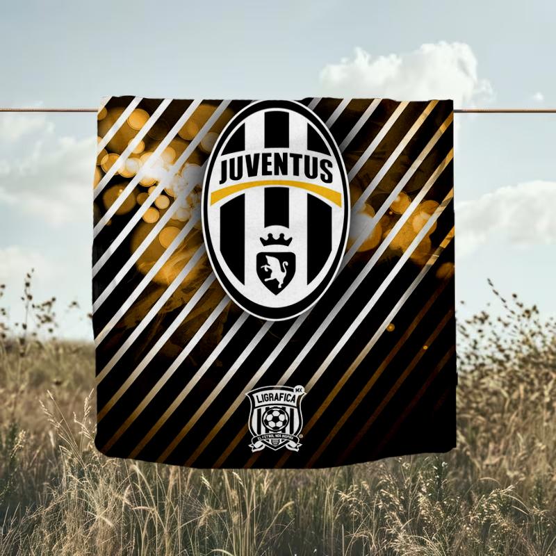 1PC Juventus Football Club Printed Soft Flannel Blanket Throw for Adult Bedroom Living Room Sofa Camping Travel Fan gifts Christmas Gifts