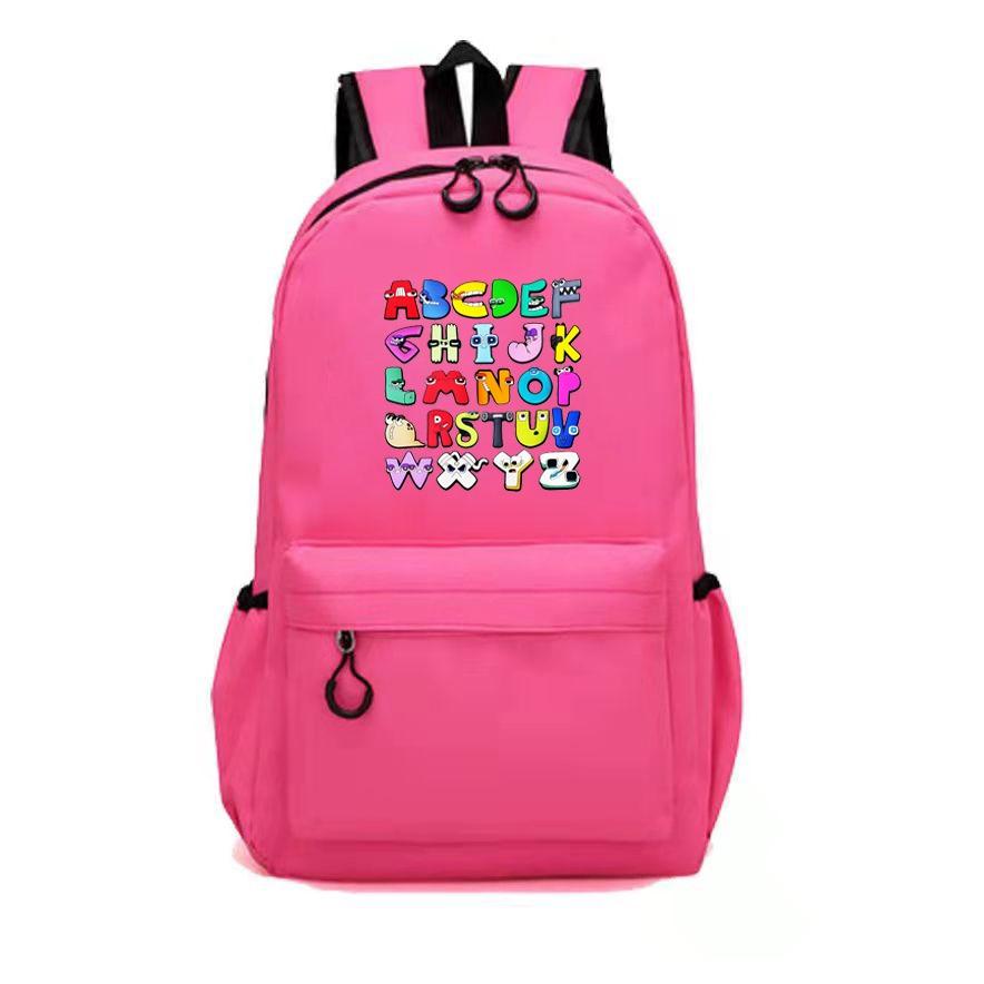 Cartoon-themed Alphabet Lore Backpack For Kids