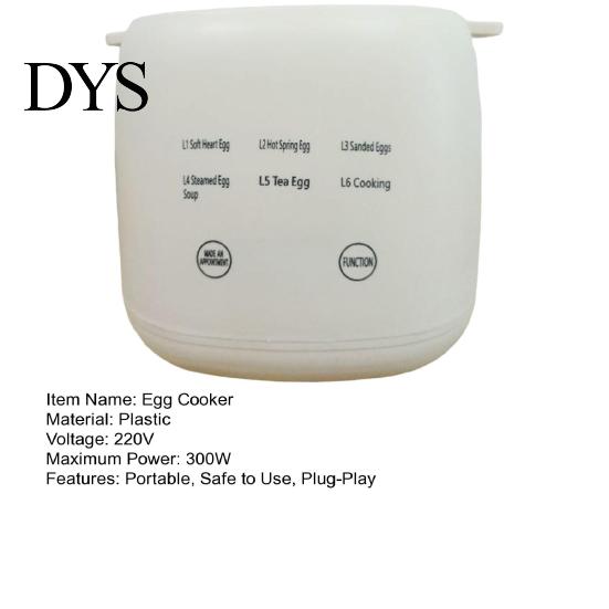 Compact Egg Boiler Electric Touch Screen Design Timer Auto Shut-off Sound Cooker Reminder Food Grade Portable 6-in-1 Smart Yogurt Maker Automatic
