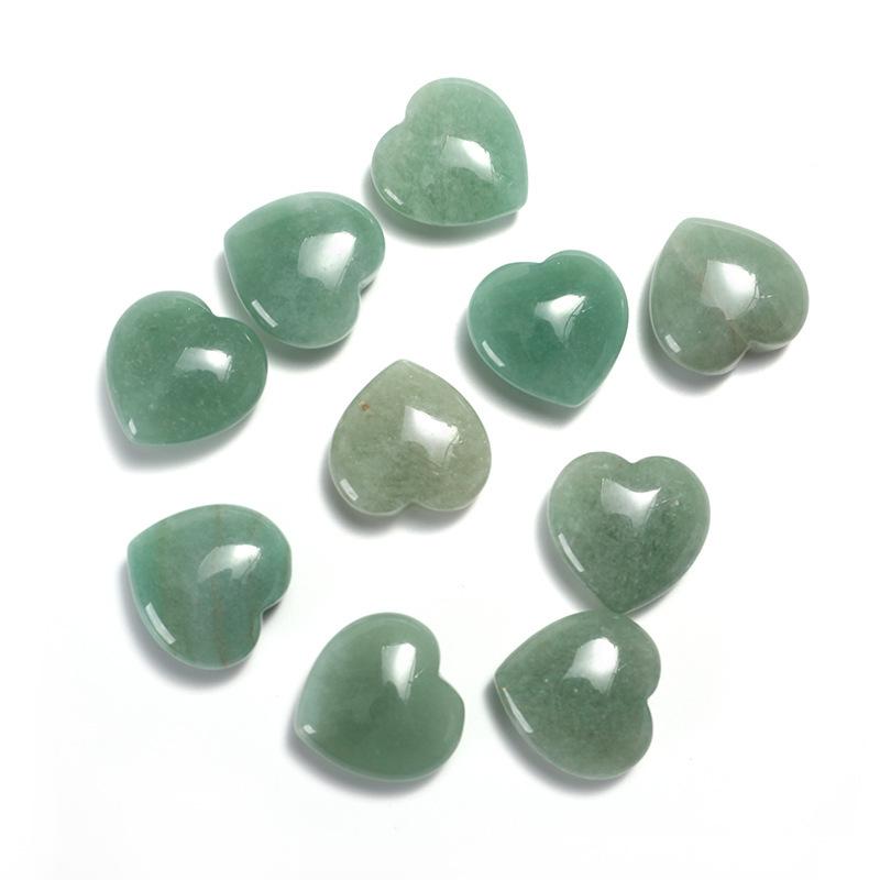 Natural Rose Quartz Heart-Shaped Crystal Gemstone - 2cm Polished Palm Stone