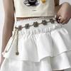 Belt Women'S Skirt Dress Retro Ethnic Style Decoration Flower Waist Chain Accessories High Fashion