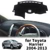 Подходит для Toyota Harrier 2004 2005 2006-2013 XU30 Коврик на панель Защитное покрытие на панель Приборная панель Защитный ковер DashMat Козырек от солнца Автомобильные аксессуары