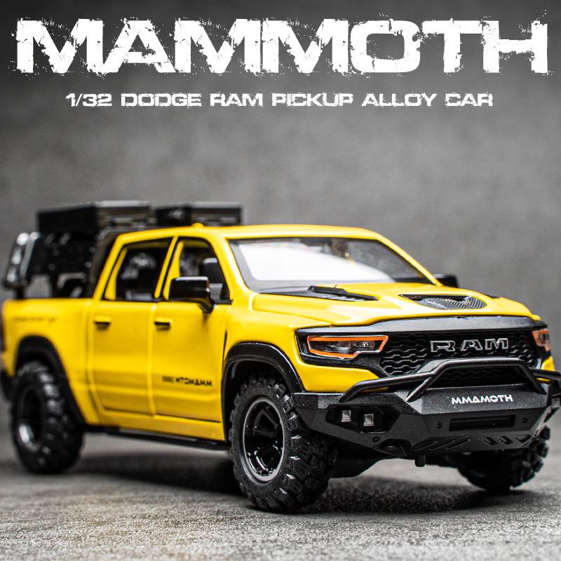 Dodge Tyrannosaurus Mammoth 1/32 Сплав Модель Внедорожника Игрушка Украшение