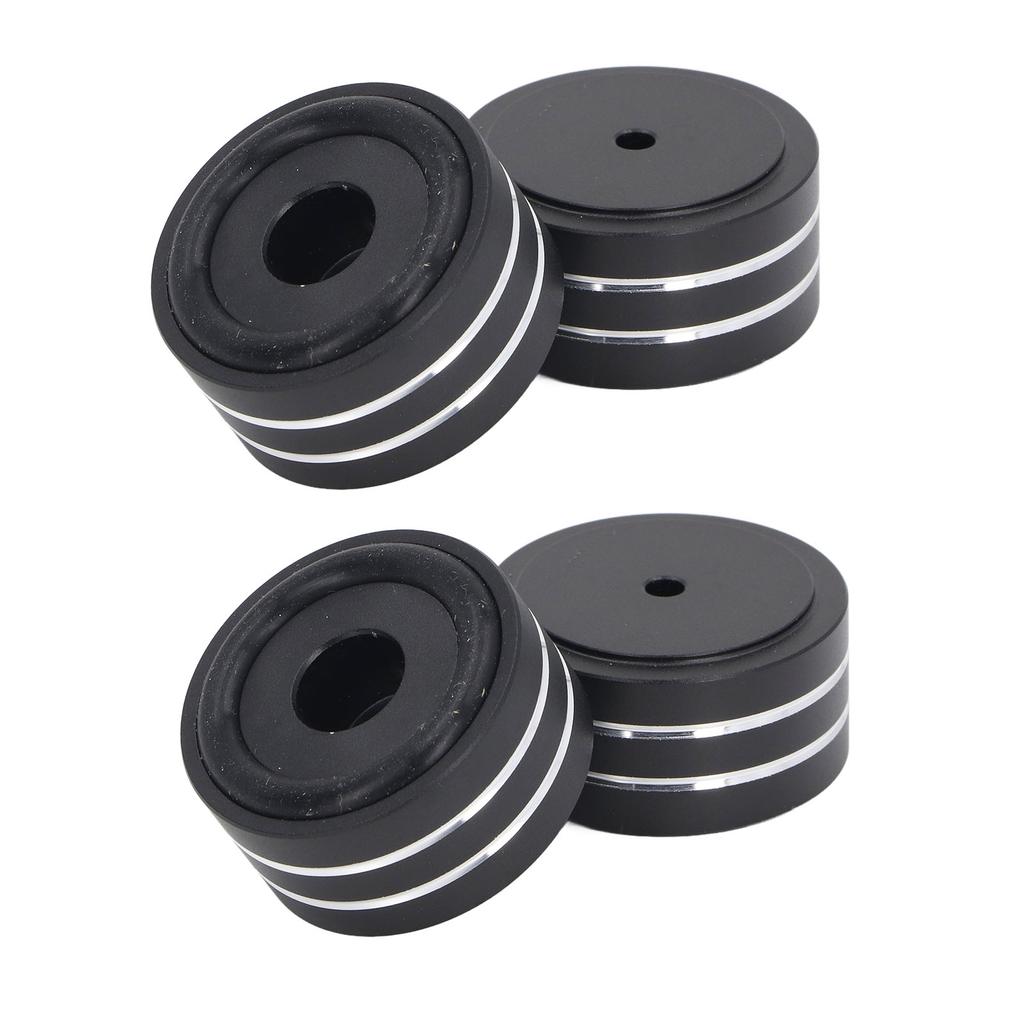 4 шт. Вибропоглощающие ножки для аппаратуры из алюминиевого сплава, противоскользящие, изоляционные ножки для оборудования