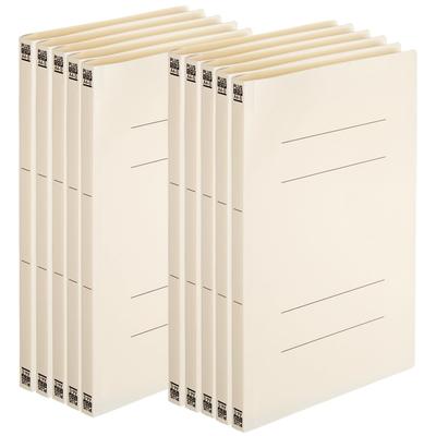 Plus ПП скоросшиватель А4 вертикальный слоновая кость 10 штук №121P 98-293×10