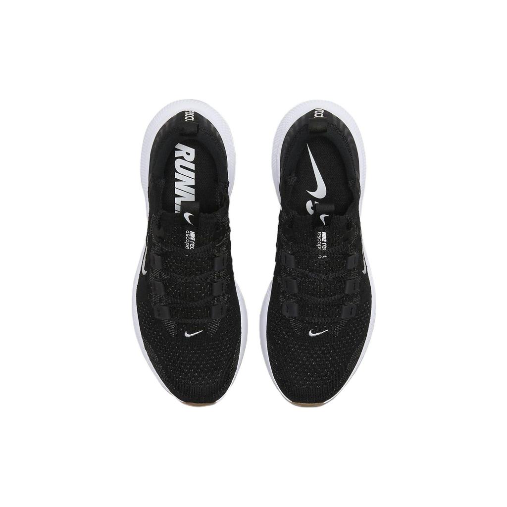 Nike React Escape Run Flyknit Черно-Белые Женские Кроссовки Железно-Серый DC4269-001