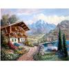 Full 5D Diy Diamond Painting Idyllic Landscape Embroidery Cross Stitch Home Decor Handmade Gift