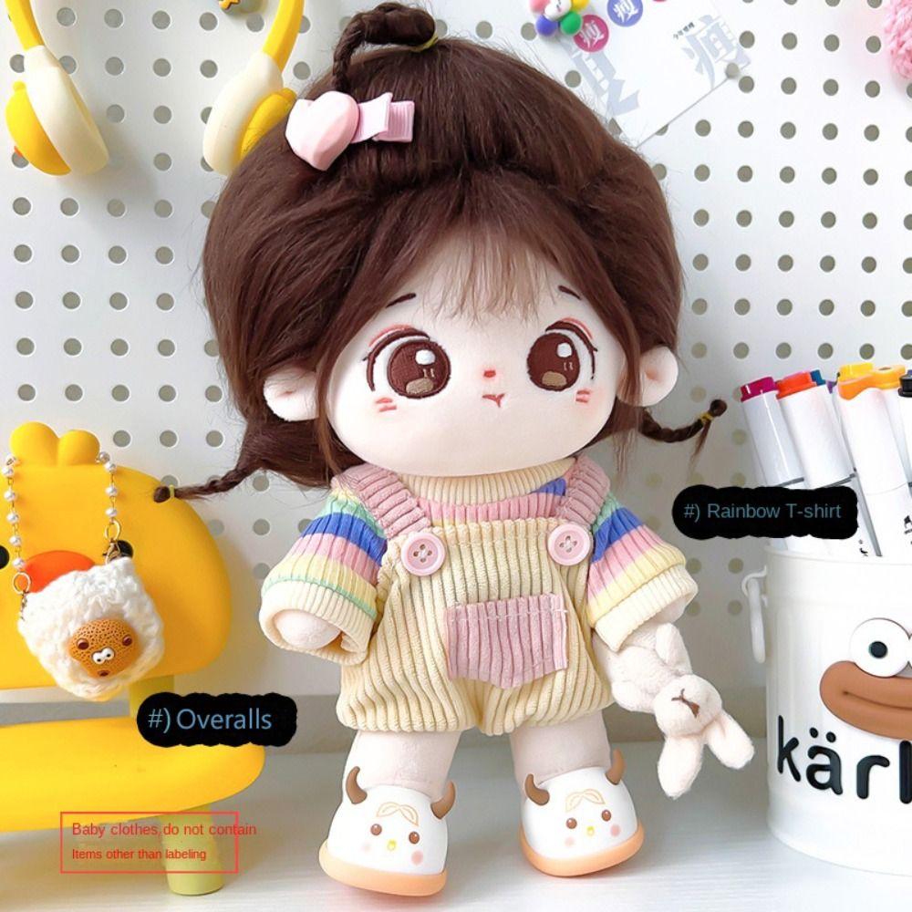 Fashion 20cm Cotton Doll Clothes Dressing Game DIY Doll's Accessories Trendy Replacement Outfit