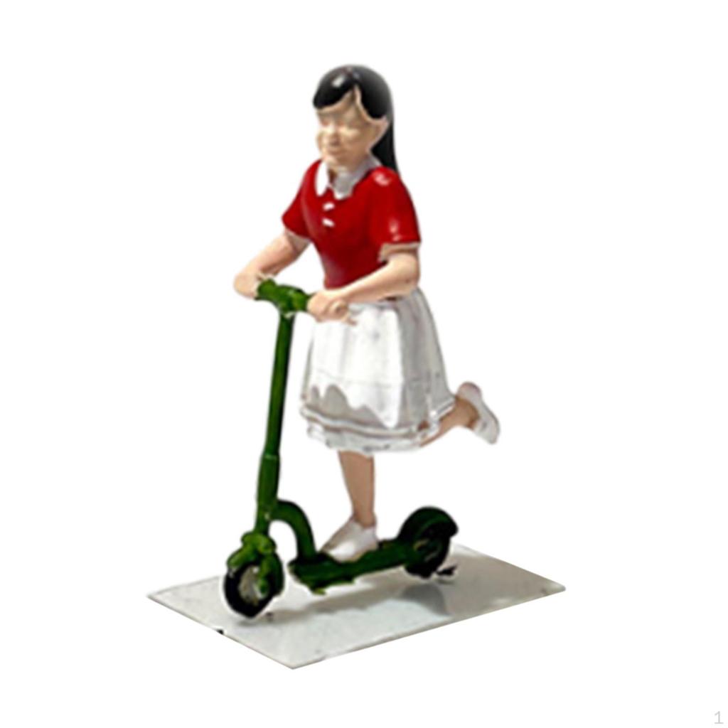 Миниатюрная фигурка 1/64, расписанная вручную 1:Смола Масштаб 64 Крошечная Фигурка Человека для Фотореквизита
