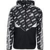 Originals Lifestyle Повседневная серия Принт с буквами Модная универсальная куртка с длинным рукавом Мужские куртки Черный BR9497