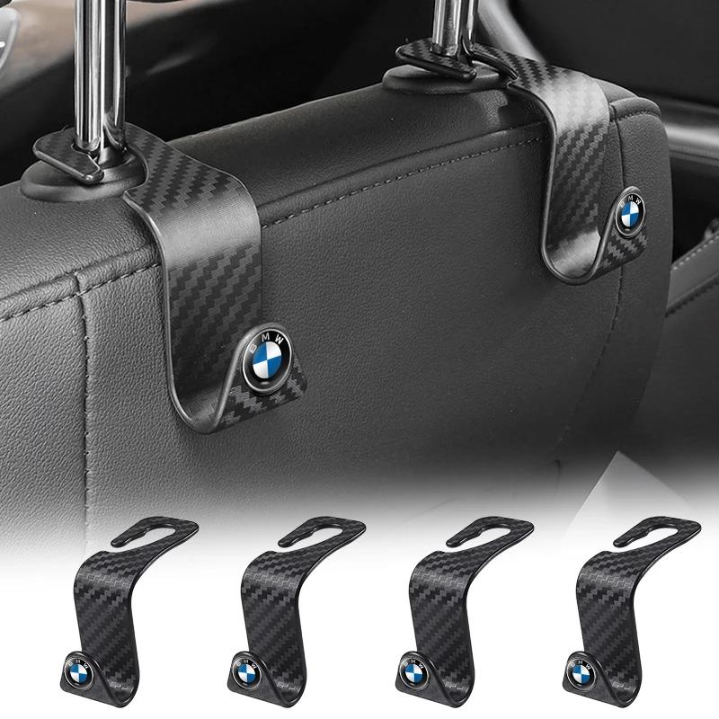 AAAXD1 1/2/4pcs Car Seat Headrest Hook Auto Back Seat Organizer Hanger For BMW X1 X2 X3 X5 X4 X6 X7 G30 G20 G32 G11 G12 F40 F30 F20 F1