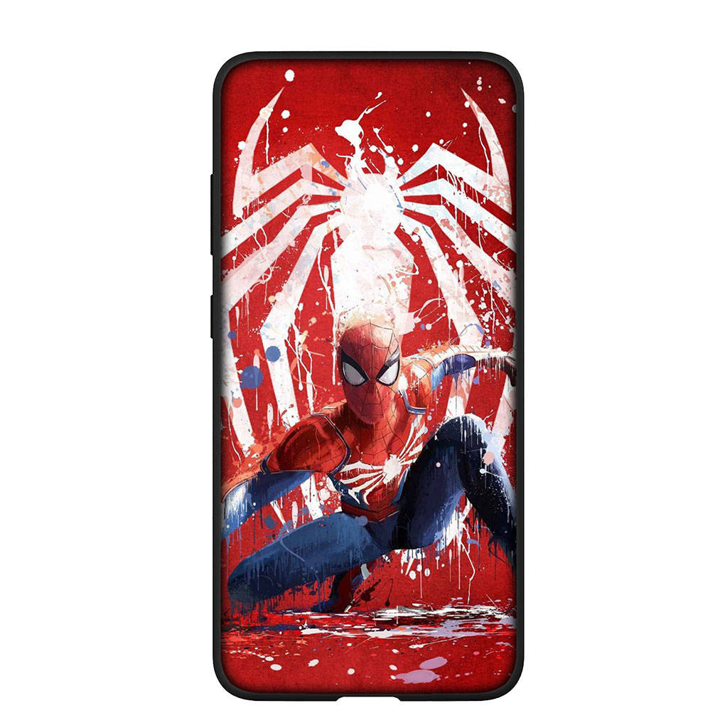 Чехол для телефона Samsung Galaxy S25 S24 S23 iPhone 16 15 Xiaomi Redmi Note 14 13 12 16E X 11 Pro Max OPPO Moto Huawei Marvel Spiderman Spiderman Cover