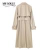 MIEGOFCE 2024 Новый женский тренчкот Повседневный Ветровка Двубортный Длинные ветровки Длинный рукав Модная весенняя верхняя одежда F25002