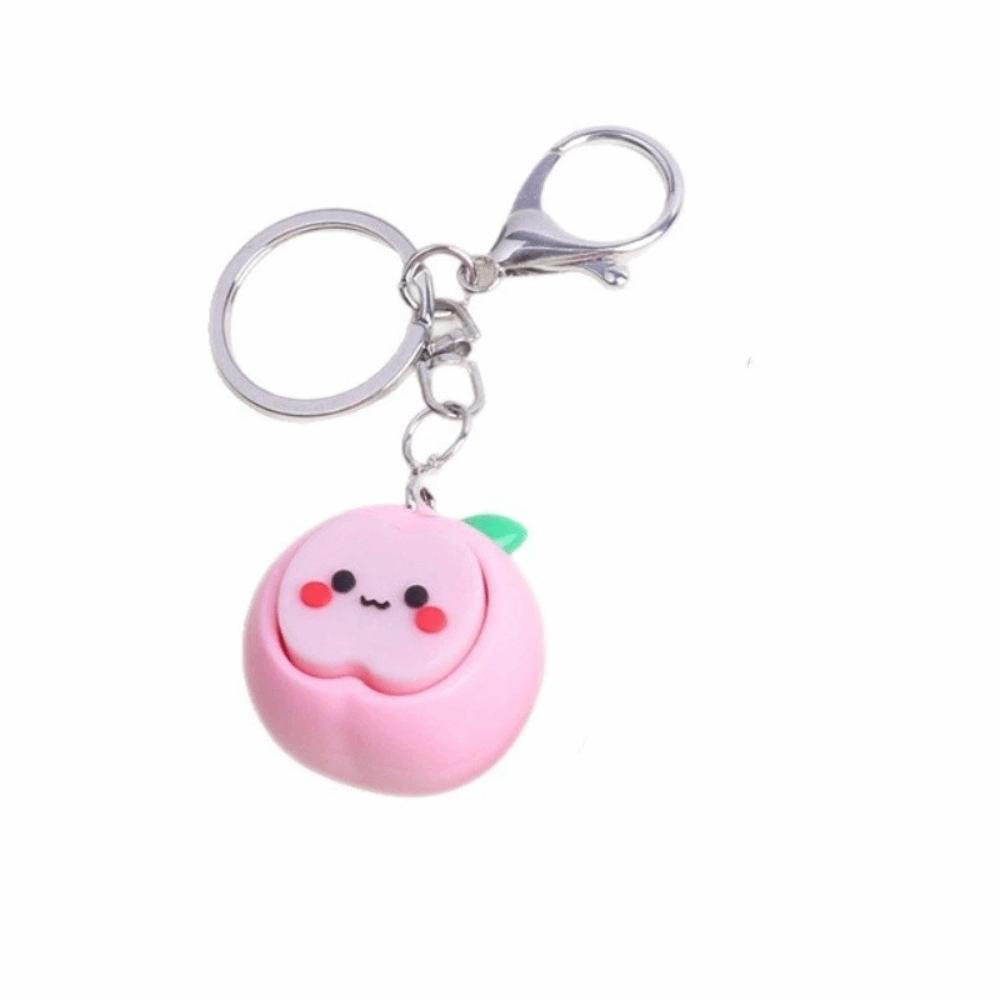 Pineapple Design Mini Pressable Strawberry Keychain Miniature blueberry Keychain Creative Gift