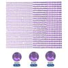 1532Pcs 3Sheets Rhinestone Stickers 3/4/5 mm Self Adhesive Rhinestones Gems Glitter Stickers for DIY Decoration Craft Bags Glass