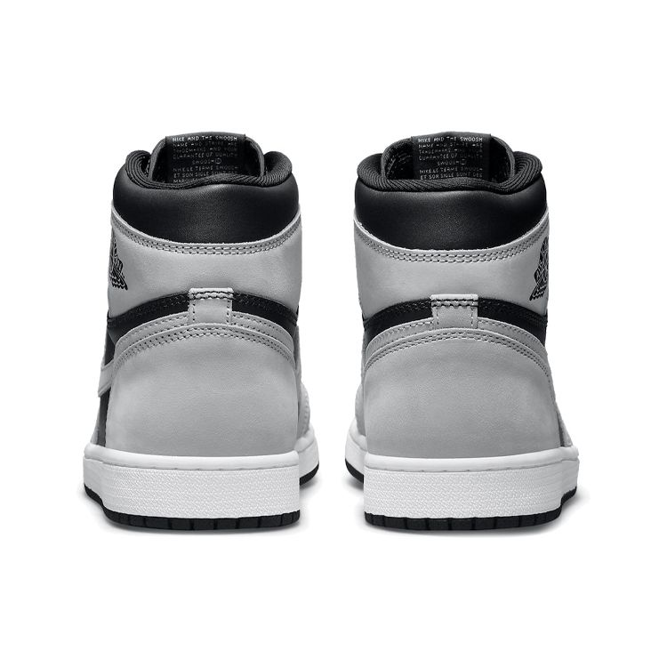 Кроссовки унисекс Air Jordan 1 Retro High OG Shadow 2.0 Серый Черный Светло-Дымчато-Серый 555088-035