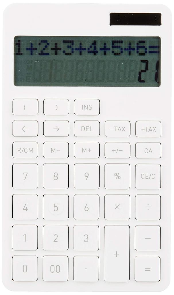 Asuka Calculator Formula Display Calculator Calculable C1242W White ()