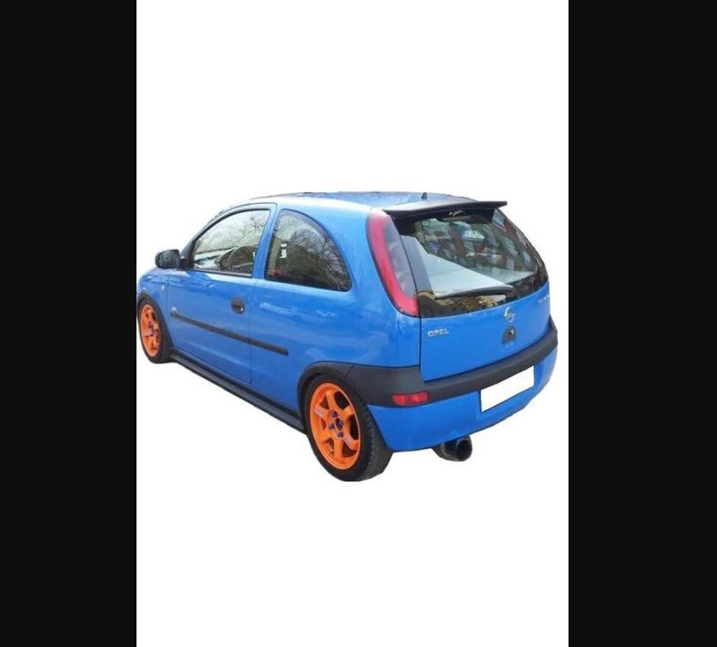 For Opel Corsa C (2001 To 2006) Compatible Opc Style Side Skirt Set 2 Pieces - Body Kit Styling Chrome Tires Battery Racer Rocker