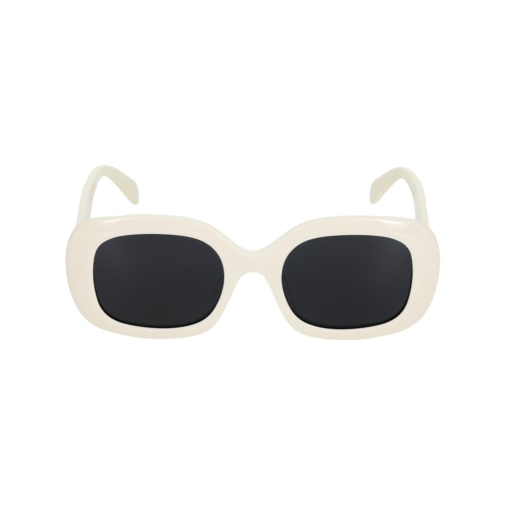 Celine Patterned Rectangle Sunglasses Women sunglasses White CL40262U25A