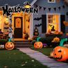 Halloween Inflatable Pumpkin Giant Lighted Blow Up Pumpkin Lantern for Archway Yard Lawn Indoor Outdoor Home Party Decor