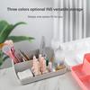Nail Art Organizer Container Gel Polish Remover Cleaning Cotton Pad Swab Box