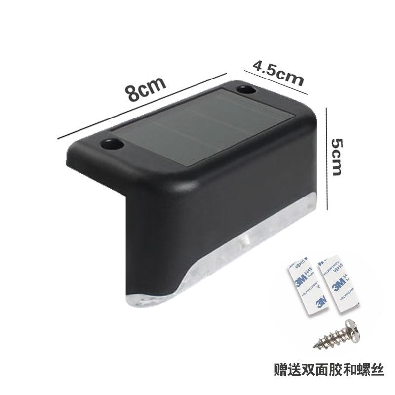 Светодиодные теплые белые/холодные белые/RGB солнечные фонари для террасы, солнечный светильник для ступеней, наружный водонепроницаемый для лестниц, садовых дорожек, заборов