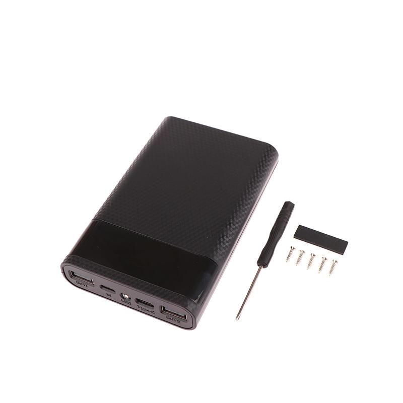Diy Power Shell For Ip Xiaomi 4*18650 Power Bank Case External 15000Mah Battery Charge Storage Box Shell Without Battery