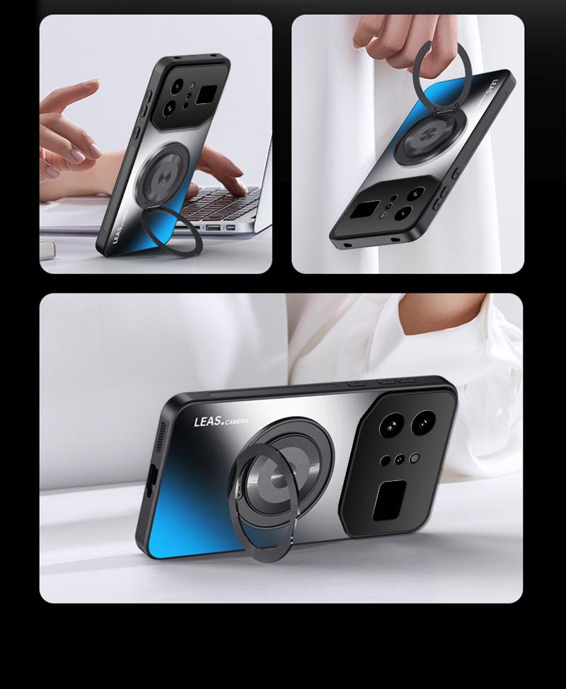 Для Magsafe Магнитный Чехол Для Infinix Note 60 Ultra 60Pro 360° Вращающееся Кольцо-Держатель Беспроводная Зарядка Жесткий Чехол Для Note 60 Pro