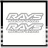 2 шт./НАБОР Наклейки с логотипом дисков RAYS Racing, Виниловые наклейки для автомобиля, ноутбука, чехла телефона, Стильный декор для тюнинга и подарок для энтузиастов