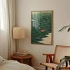 Japanese Wave Art Boat at Sea Poster and Print Minimalist Ocean Canvas Painting Traditional Style Home Decoration Pictures Mural