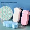 Gentle 3D Bath Sponge for Babies with Fish Scale Pattern