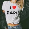 Футболка I Love Paris | Парижская | Парижская | y2k | эстетика | 90-е | 2000-е