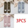 3/5 Pairs Winter Women Warm Socks Fluffy Plush Sleep Soft Cozy Girls Cute Cartoon Floor Socks