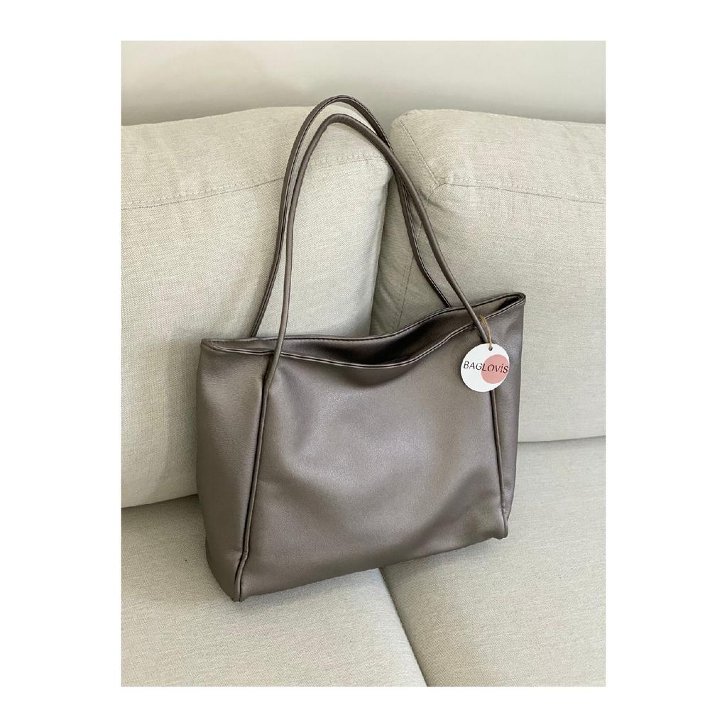 Large Size Soft Leather Women's Bag