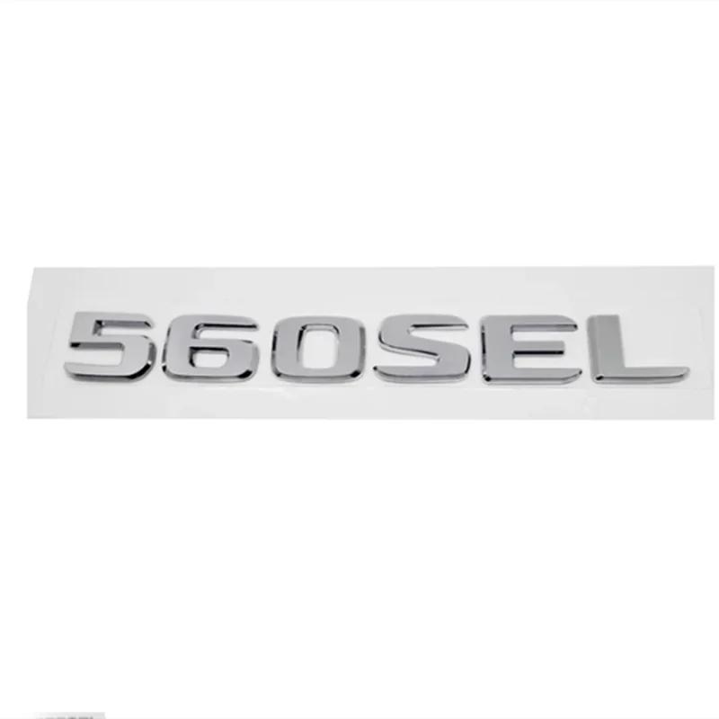 ABS Наклейка-эмблема с логотипом на багажник для Mercedes Benz S-Class W126 W140 W220 W221 W222 300SEL 500SEL 560SEL 600SEL