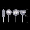 60Pcs Squeeze Pastries Ice Cream Sauce Stuffed Dispenser Sauce Droppers Transfer Pipettes Cupcakes