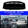 Накладка на панель приборов для Fiat 500 500e 2007-2026 2026 2026 Автомобильная подушка на панель приборов Коврик на приборную панель Коврик-подушка Накидка-солнцезащита Подушка