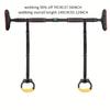 661LBS Capacity Home Gym Equipment Adjustable Workout Gear Portable Grip Strength Trainer Ring