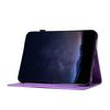 For Lenovo Tab M9 Case Imprinted Plum Blossom Stand Card Slots Leather Tablet Cover with Auto Sleep/Wake