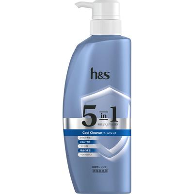 H&S 5in1 Cool Cleanse Шампунь Дозатор 340 г Шампунь и Кондиционер (Уход за кожей) Массируйте кожу головы пальцами во время мытья шампунем.. Непрерывный у