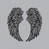 1 Pair Wall Sculpture Metal Wall Art Sculpture Angel Wings Wall Art Decor  Photography