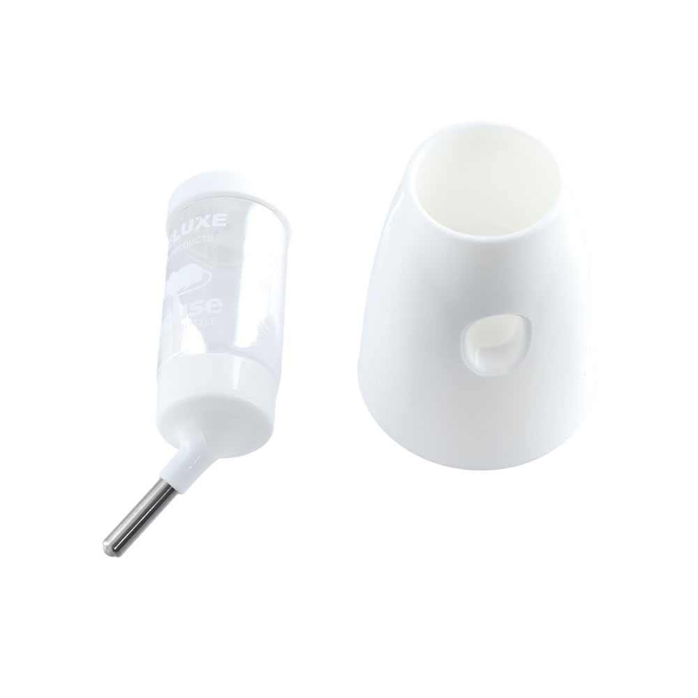 Двойной шарик Хомяк Бутылки для воды Пластик Хомяк Автоматическая Поилка Морская свинка