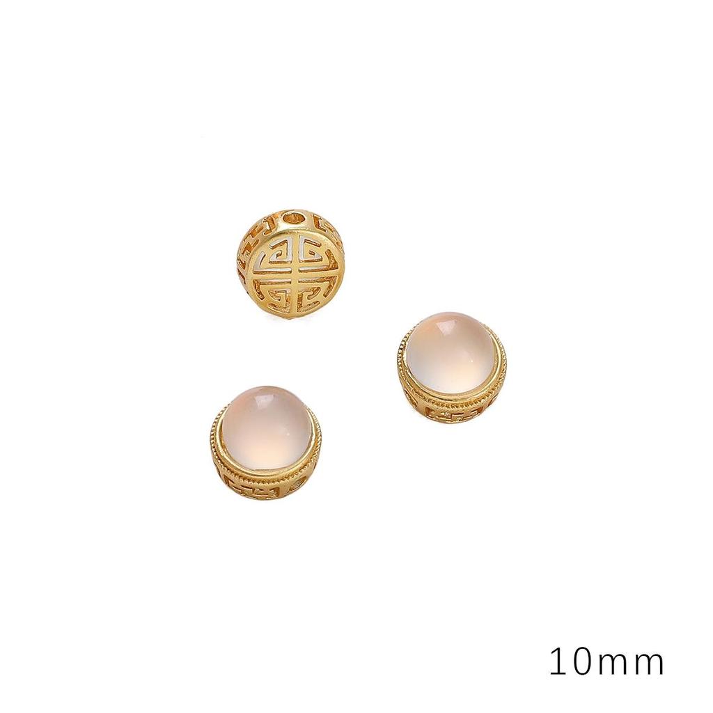 Медный песок, золото, полая перегородка, бусина для изготовления ювелирных изделий своими руками, аксессуары для рукоделия