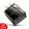 Зарядное устройство USB 3A Многопортовое 4 USB Quick Charge 3.0 Для адаптера телефона Планшет Портативное настенное зарядное устройство Вилка EU US