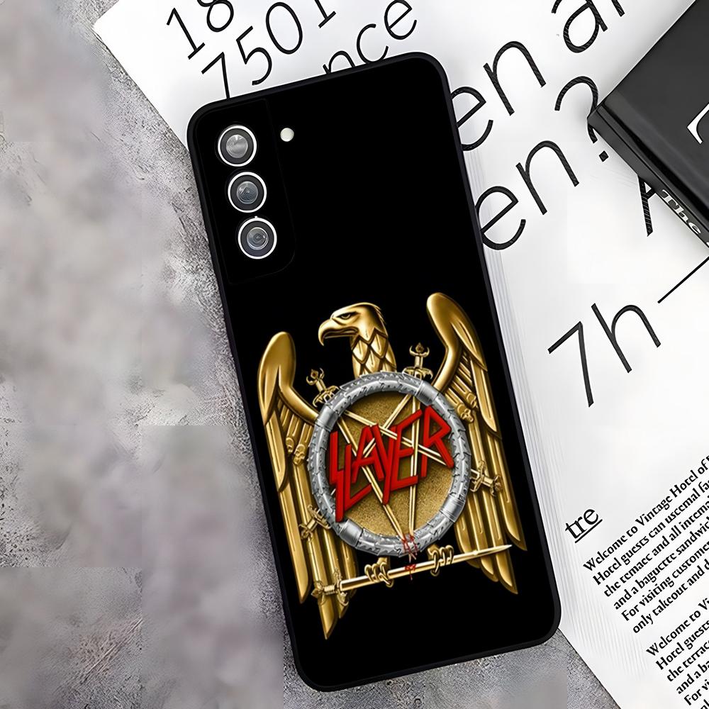 Чехол для телефона Slayer Heavy Metal Rock Band для Samsung S26 S25 Edge S24 S23 S22 S21 S20 Ultra Plus Fe Galaxy A54 A53 A34 A25 A16 Co